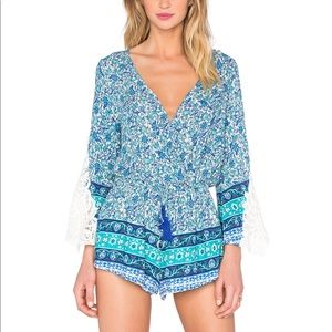 Reverse - Aquamarine Romper - Size L (Revolve)